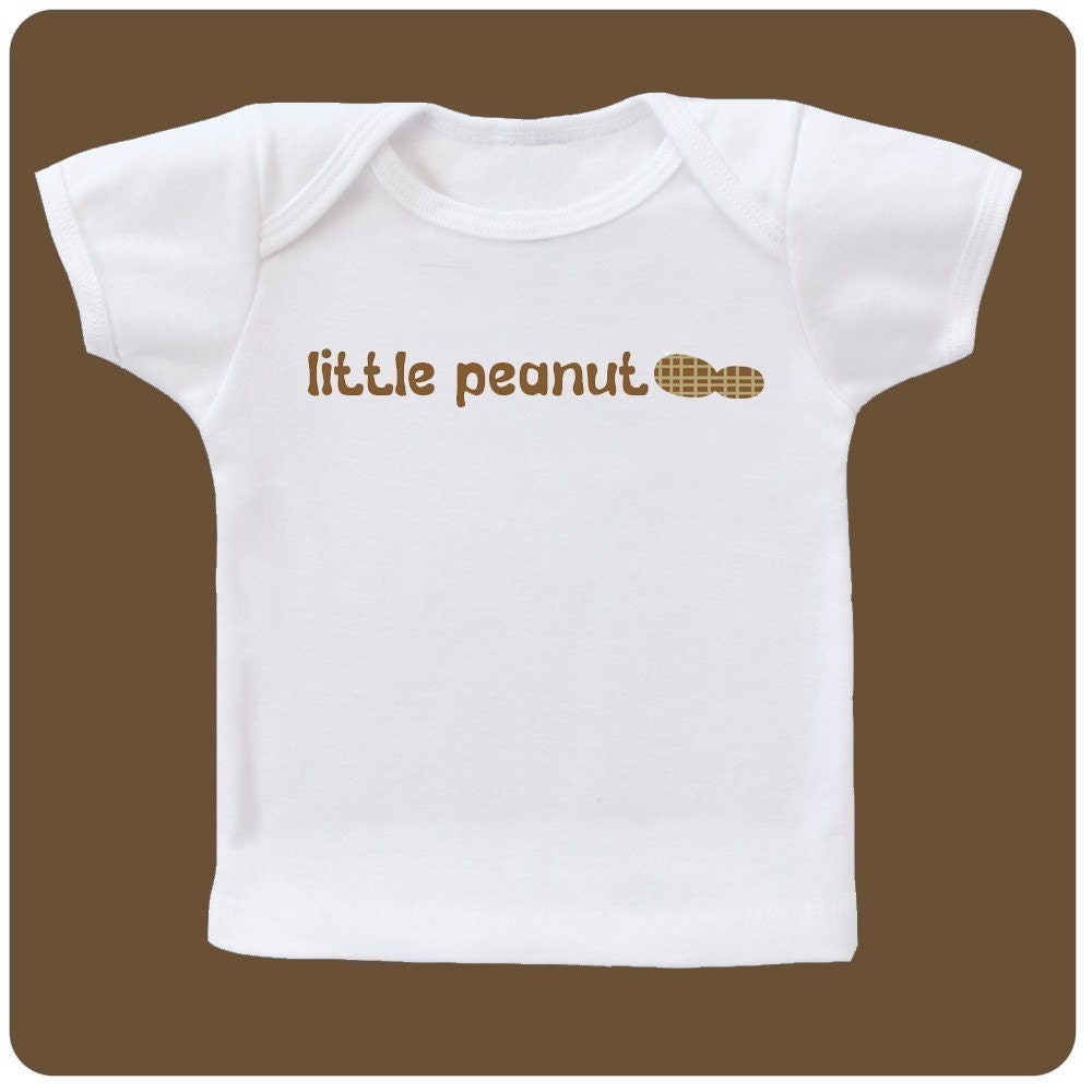 little peanut -- 12-18 month -- short sleeve infant lap tee