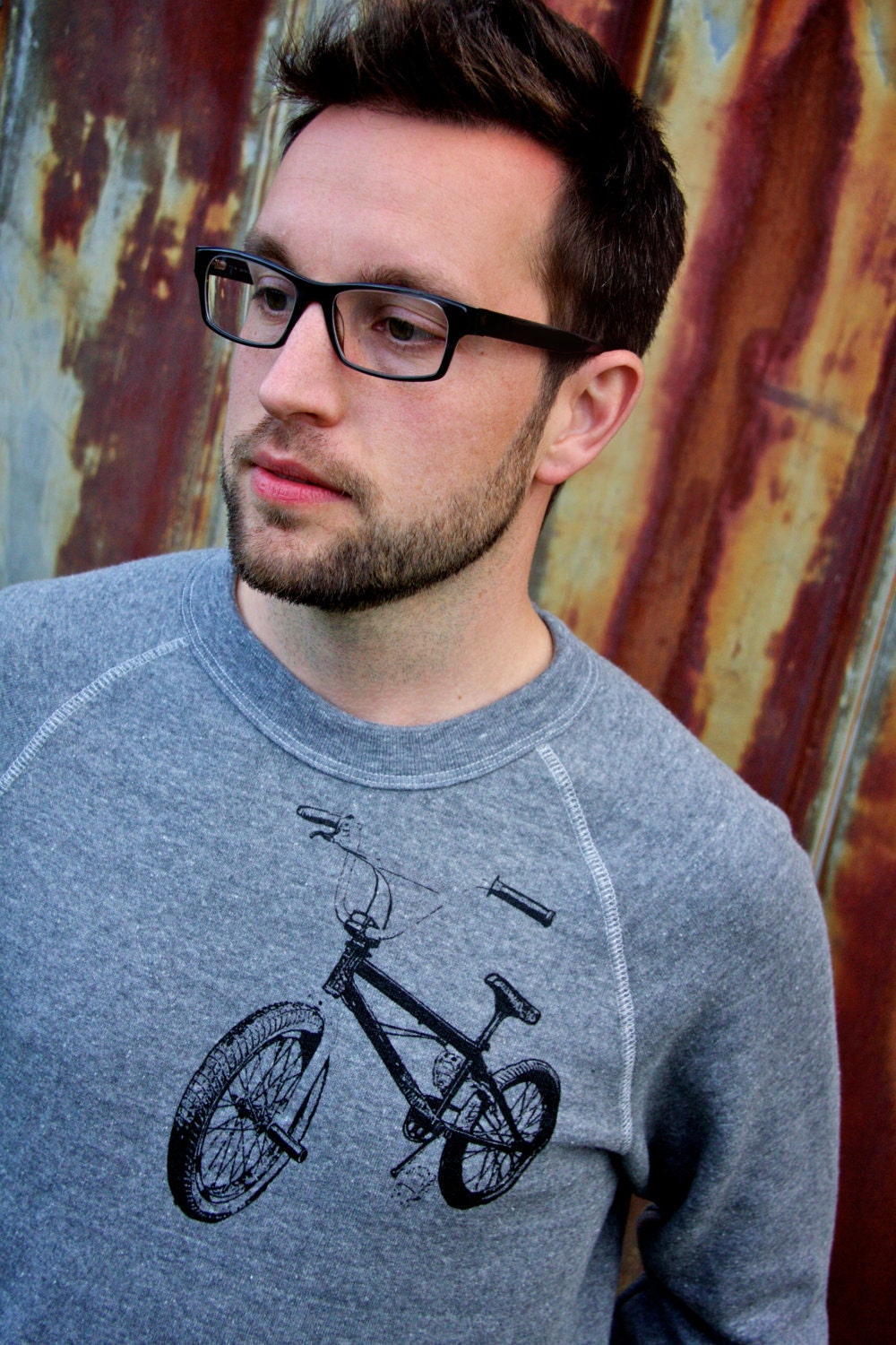 BMX Rider Pullover Sweatshirt