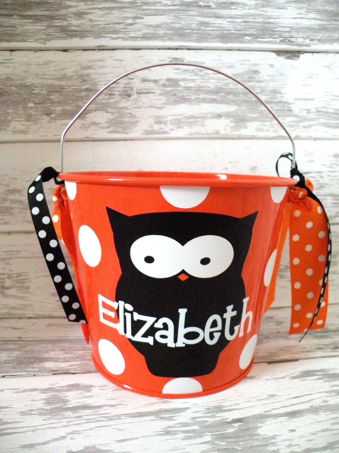 Personalized 5 Quart Halloween Bucket - More Designs Available