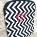 Navy Chevron Lap Top Sleeve