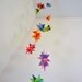 Hanging Nursery Origami Star Mobile -'Orion' Rainbow