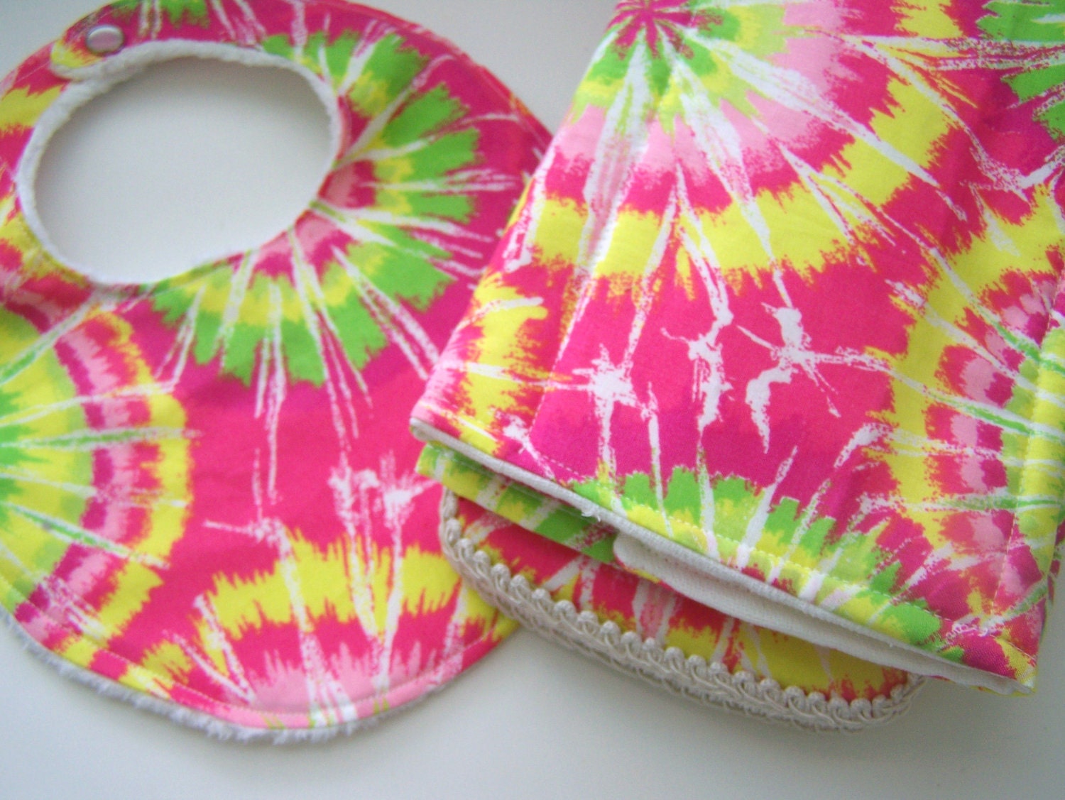 Tie Dye Baby Gift Set - Spring Cleaning....Reduced.....Ready to Ship