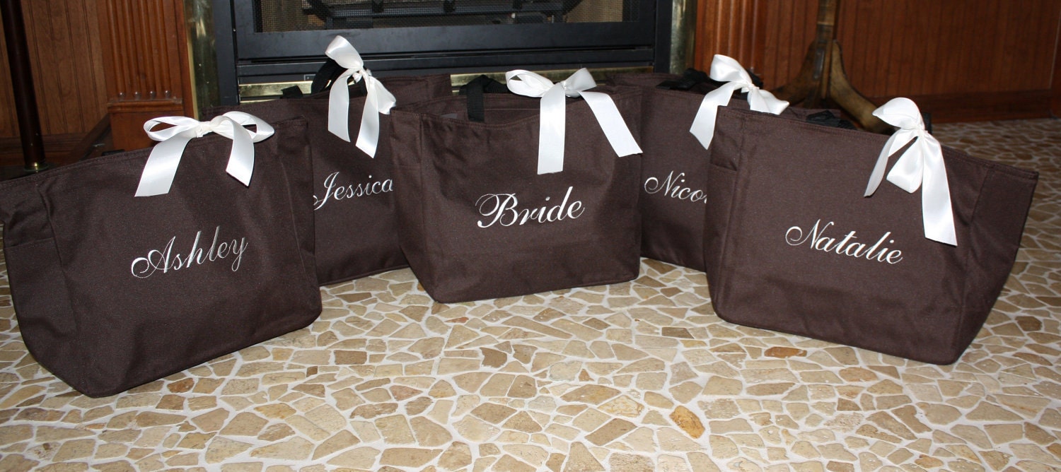 Monogrammed Tote Bags - Names Only -  Listing for Sarah R