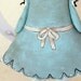 Alice in Wonderland Folk Art Doll Sculpture-- Hand Painted Original-- Made to order within a week
