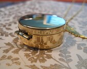 Compass Necklace Follow Your Dreams Golden