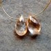 AAA Oregon Sunstone Faceted Pear Briolettes - 10mm - PAIR