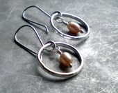 Jennifer Earrings with Pink Pearls