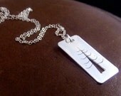 Simple Sterling Pine Tree Pendant