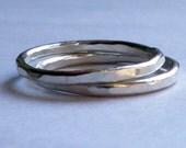 Fine Silver Stacking Rings