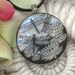 Dichroic Glass Pendant - Dragonfly - Fused Dichroic Glass Jewelry - Fused Glass Pendant - Necklace 061112p101