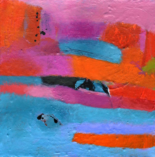 Abstract Painting - Original Art - Small Abstract - 8 x 8