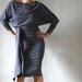 Sandmaiden soy and organic cotton dolman sleeve dress - made to measure