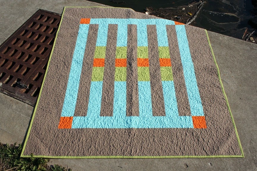 PDF modern quilt pattern, Yield