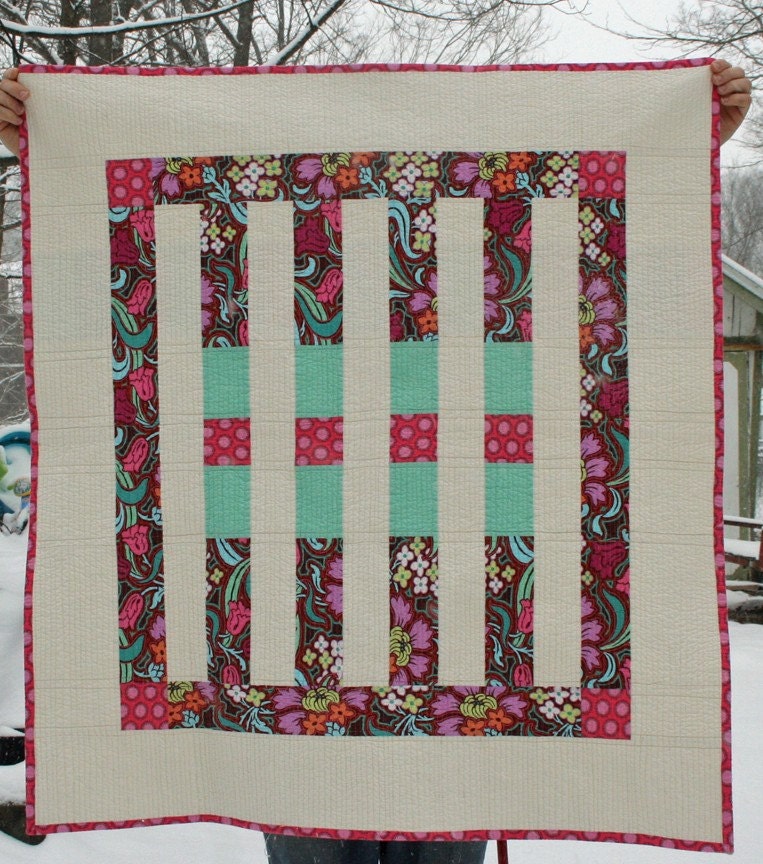 PDF modern quilt pattern, Yield