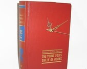 Vintage Once Upon a Time Book Desk Clock
