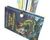Book Clutch Nancy Drew Secret of Wooden Lady Book Purse Handmade Vintage Purse