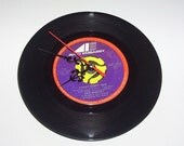 Hurdy Gurdy Man Vinyl Record Desk or Wall Clock
