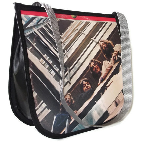 Beatles Vinyl Record Purse 1962-1966 Beatles Record Album LP Handbag