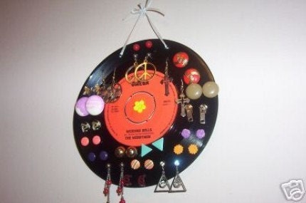 Record EARRING Holder Walt Disney Lady and the Tramp Disneyland