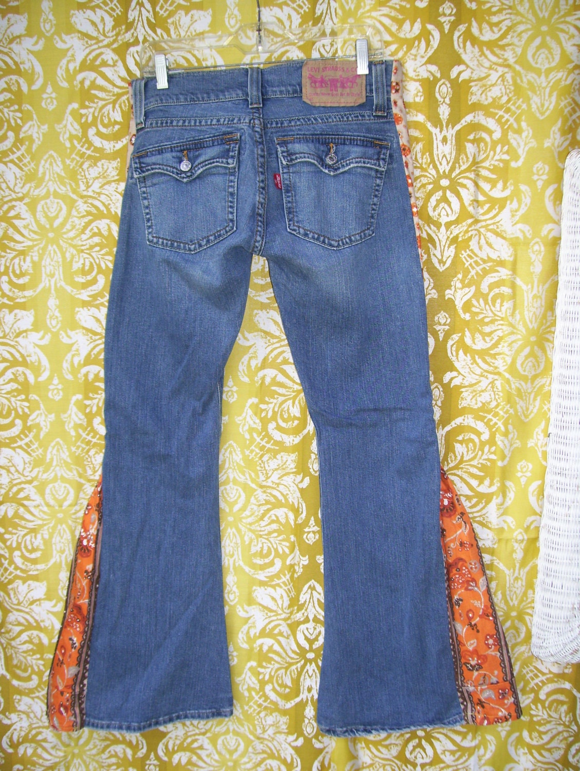 Hippie Bell Bottom Jeans Custom Order with YOUR Jeans