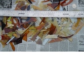 2.25 lbs Stained Glass Scraps--Assorted Scraps--Tan/Off-white/amber, neutral tones, earthy colors