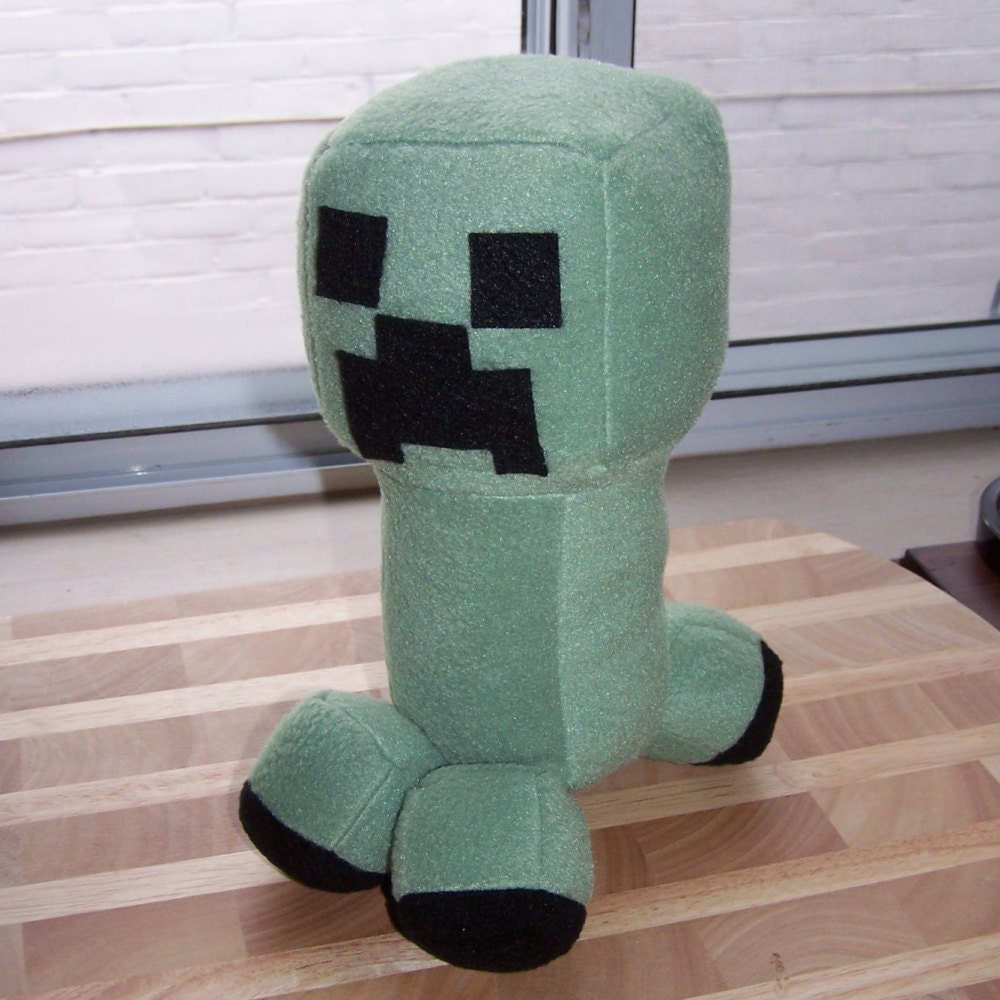 minecraft charged creeper plush