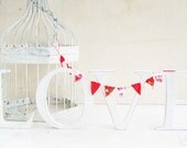 Wedding Gift Wood Painted Letters  L  O  V  E  Wedding Photo Prop Anniversary