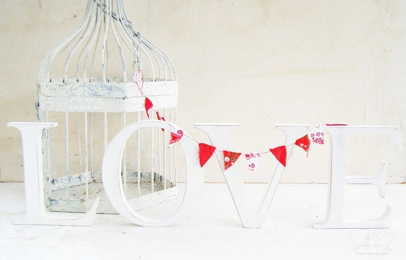 Wedding Gift Wood Painted Letters  L  O  V  E  Wedding Photo Prop Anniversary