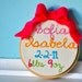 a little something-birth announcement hoop