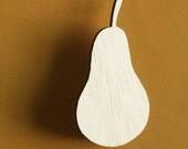 Obeche Brooch - Pear