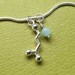 yoga necklace - GABA neurotransmitter molecule for relaxation
