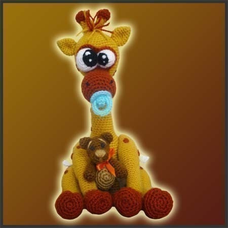 Amigurumi Crochet Pattern - Baby Giraffe