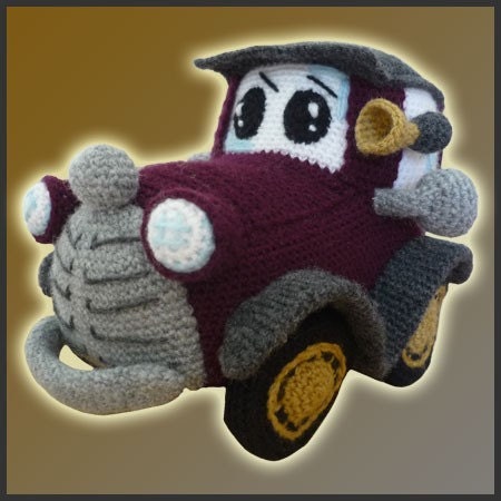 Amigurumi Pattern Crochet PDF - Classic Car
