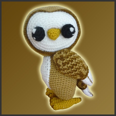 Amigurumi Pattern Crochet - Barn Owl