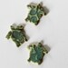 DIY Set of 3 Turtle Tiles for Magnets, Pendants or Mosaics