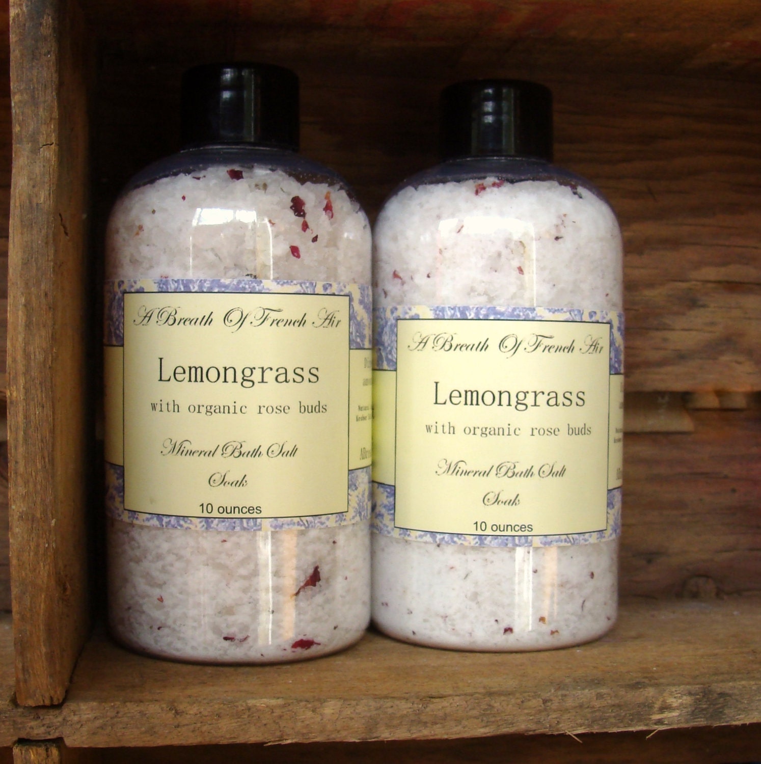 Lemongrass Mineral Bath Salt Aromatherapy Soak