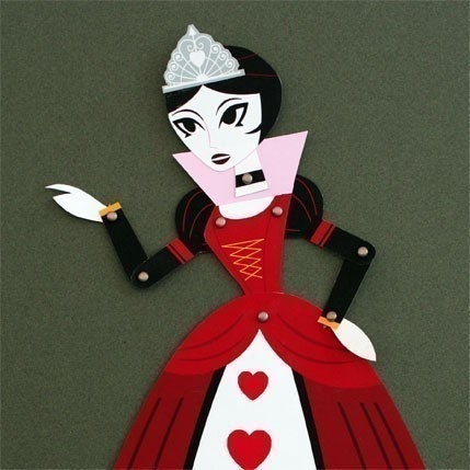 Alice in Wonderland- Paper Puppet Kit
