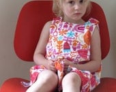 Toddler Dress, Newborn Dress, Baby Dress - Rainbow Garden - Children's Clothing- sizes newborn, 3m, 6m, 12m, 18m, 2t, 3t, 4t