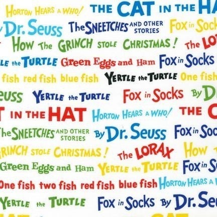 Dr Seuss Words