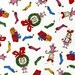 NEW Dr. Seuss, How The Grinch Stole Christmas, Cindy Lou on White Fabric - By the Yard