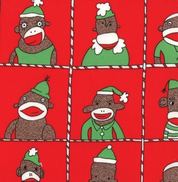 Erin Michael, Santa's Little Helpers, Seasonal Employees, Red Fabric - Reserved for Martingalesof47905