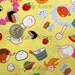 Kawaii Ono Local Food Yellow Fabric - By the Yard