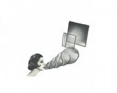 A few of her favorite things.  Limited edition collage print by Vivienne Strauss.