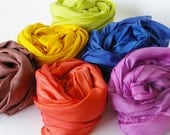 Waldorf Playsilk Scarf Set : Mother Earth Palette (Set of 6, 35 x 35 inches)