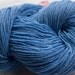 100% Cashmere Recycled Yarn Denim Blue