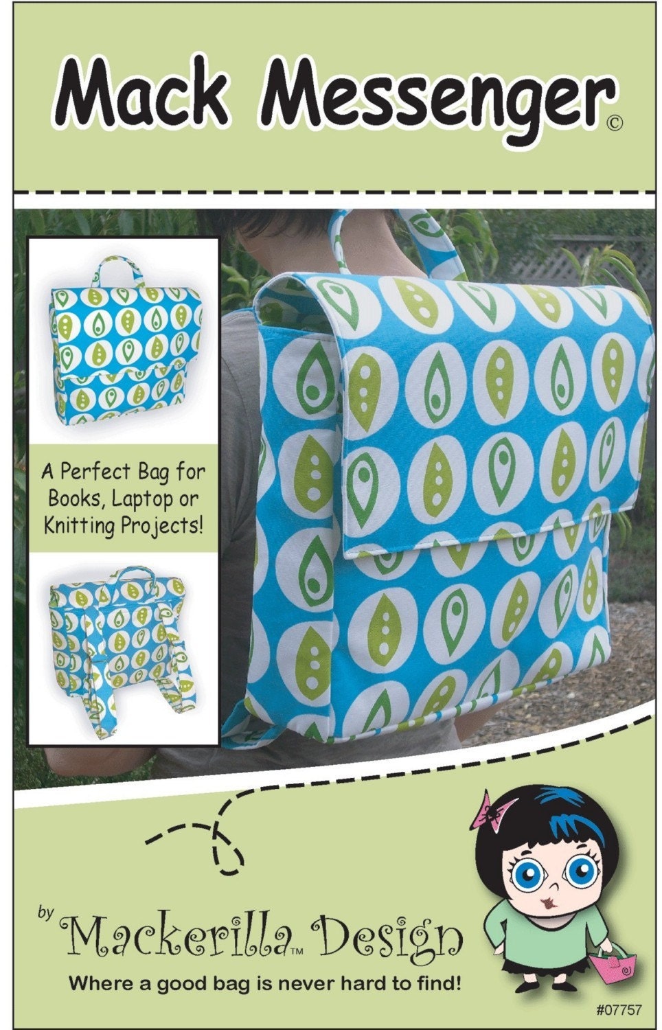 Mack Messenger Backpack Pattern PDF
