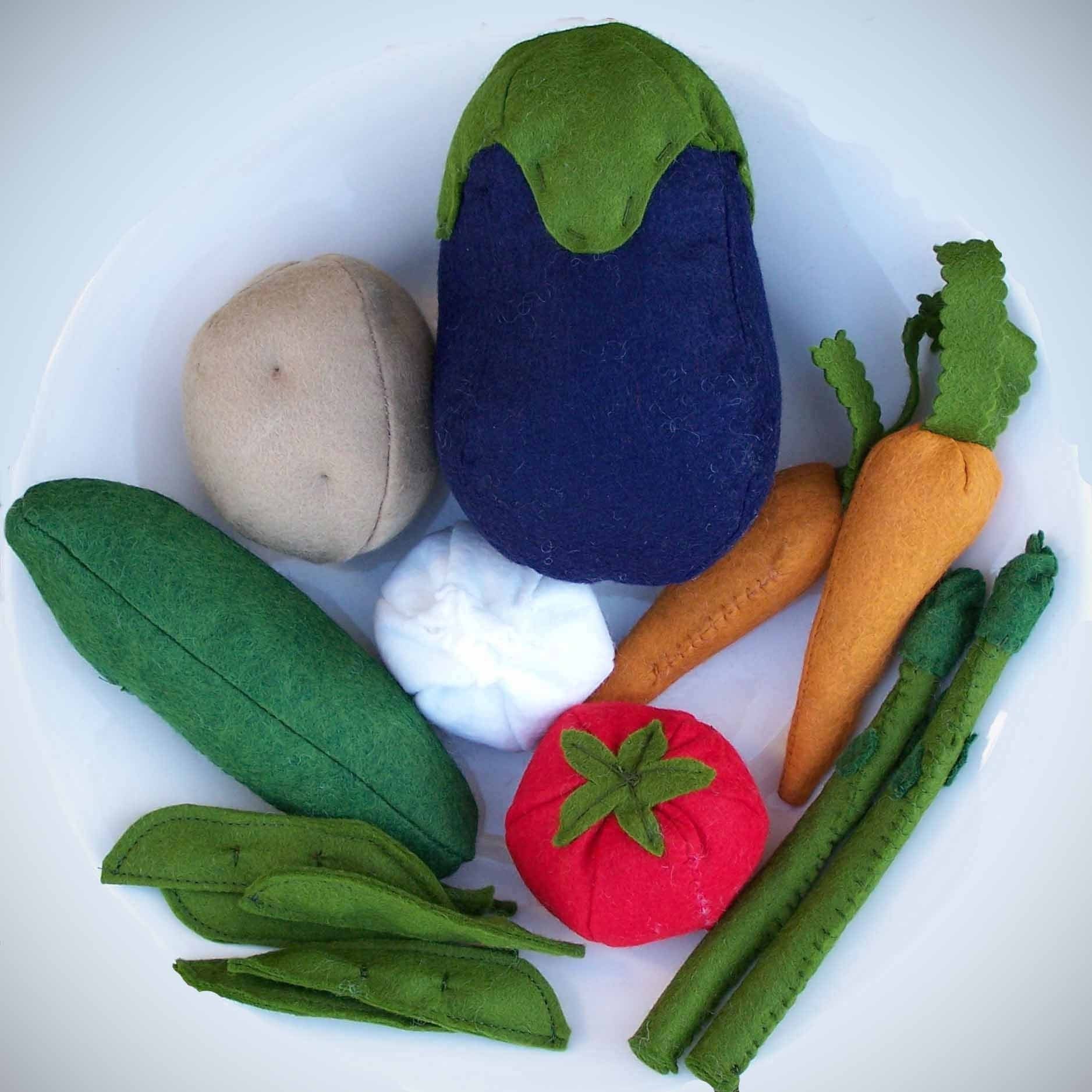 Felt Food - Vegetables