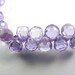 6pcs Brazilian Amethyst Cubic Zirconia Micro Faceted Teardrop Briolettes 5x7mm