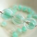 8mm Melon Beads Czech Glass Round Crystal Mint Julep (12pk) SI-8ML-CMJ