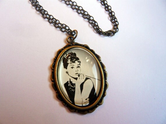 Audrey Hepburn Cameo Necklace
